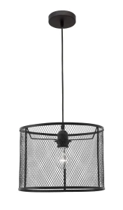 SITGES Czarna E27 Lampa wisząca