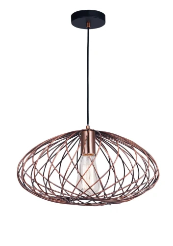 Lampa wisząca TARAZA Miedziany E27 śr. 35cm  LE42180 lampynox noxbox