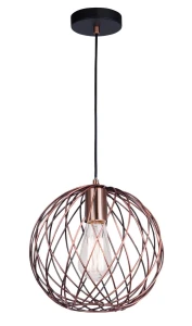 TARAZA Miedziany E27 śr. 25cm  Lampa wisząca