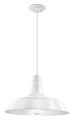 Lampa wisząca TARIBA Biała E27  lampynox noxbox