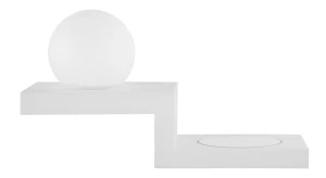 AGUAZUL Biały LED Samsung 6W z ładowarką indukcyjną Kinkiet ścienny