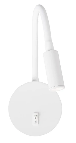 Kinkiet ścienny ALMERIA Snake Biały  LED Samsung 3W 3000K  LE42229 lampynox noxbox