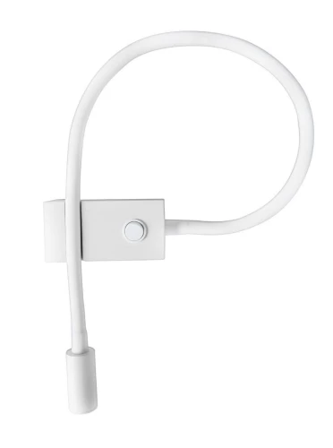 Kinkiet ścienny ANATUYA Snake Biały  LED Samsung 3W 3000K  lampynox noxbox
