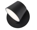CORIA Czarny LED Edison 6W 3000K Kinkiet ścienny