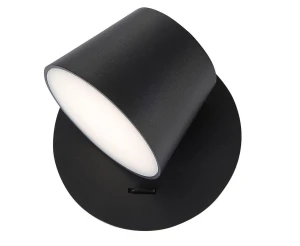 CORIA Czarny LED Edison 6W 3000K Kinkiet ścienny