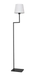 BIRUACA Czarna / Biała E27 Lampa podłogowa stojąca