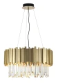 Lampa wisząca CALARCA Złoty / Kryształ 10xG9 Żyrandol  LE42283 lampynox noxbox