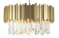Lampa wisząca CALARCA Złoty / Kryształ 10xG9 Żyrandol  LE42283 lampynox noxbox