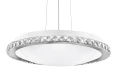 Lampa wisząca COSQUIN Biały | Chrom śr. 50cm. 4xE27 Luces Exclusivas LE42348 noxbox lampynox www.lampynox.pl