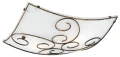 Lampa sufitowa GUANARE Biały szer. 30cm. 2xE27 Luces Exclusivas LE42380 noxbox lampynox www.lampynox.pl