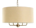 Lampa wisząca GUATIRE Beżowy | Antyczny brąz 4xE14 Luces Exclusivas LE42384 noxbox lampynox www.lampynox.pl