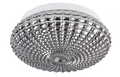 Lampa sufitowa łazienkowa LINCOLN Chrom przydymiony 2xE27 IP44 Luces Exclusivas LE42441 noxbox lampynox www.lampynox.pl