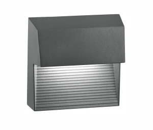 TARTAGAL Szary LED 6W 3000K IP54 Lampa schodowa, elewacyjna Luces Exclusivas LE71430