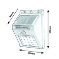 Kinkiet zewnętrzny Ostrava Czarna LED 1,3W Zasilanie solarne 4000K Czujnik ruchu IP44 Rabalux 7880  5998250378800 noxbox lampynox www.lampynox.pl 4.jpg