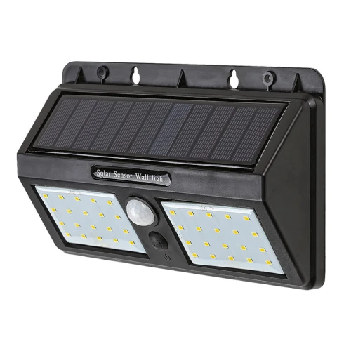 Kinkiet zewnętrzny Ostrava Czarna LED 2,4W Zasilanie solarne 4000K Czujnik ruchu IP44 Rabalux 7881  5998250378817 noxbox lampynox www.lampynox.pl 1.jpg