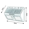 Kinkiet zewnętrzny Ostrava Czarna LED 2,4W Zasilanie solarne 4000K Czujnik ruchu IP44 Rabalux 7881  5998250378817 noxbox lampynox www.lampynox.pl 4.jpg