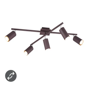 MARLEY Miedź 5xGU10 Regulowana Lampa sufitowa Trio 612400524