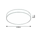Plafon zewnętrzny Tartu Biała LED śr. 30cm. 24W IP44 Barwa światła zmienna Rabalux 7894  5998250378947 noxbox lampynox www.lampynox.pl 5.jpg