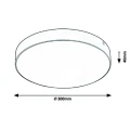Plafon zewnętrzny Tartu Czarna LED śr. 30cm. 24W IP44 Barwa światła zmienna Rabalux 7898  5998250378985 noxbox lampynox www.lampynox.pl 6.jpg