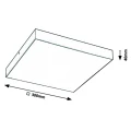 Plafon zewnętrzny Tartu Czarna LED szer. 30cm. 24W IP44 Barwa światła zmienna Rabalux 7900  5998250379005 noxbox lampynox www.lampynox.pl 4.jpg