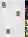 Kinkiet zewnętrzny BALCARCE Szary 2x3W 3000K IP65 Luces Exclusivas LE71408 noxbox lampynox www.lampynox.pl