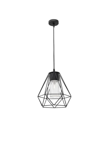 Lampa zewnętrzna wisząca PICHANAL Czarny E27 IP54 Luces Exclusivas LE71353 noxbox lampynox www.lampynox.pl