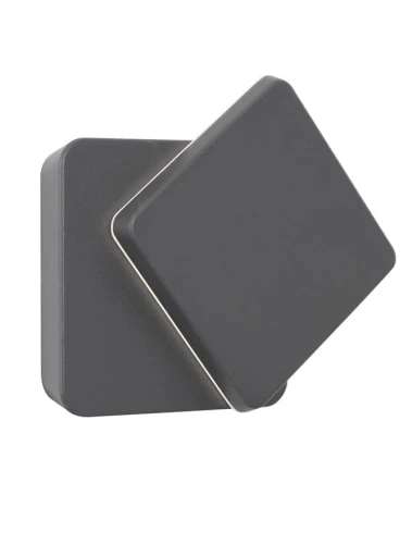 Kinkiet zewnętrzny PLOTTIER Szary LED 12W 3000K IP54 Luces Exclusivas LE71355 noxbox lampynox www.lampynox.pl