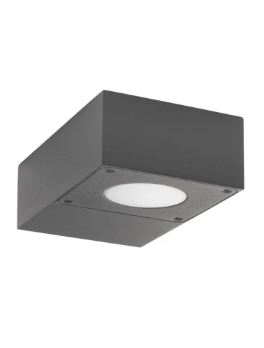 Kinkiet zewnętrzny MOSQUERA Szary LED 6W 3000K IP54 Luces Exclusivas LE71339 noxbox lampynox www.lampynox.pl