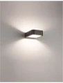 Kinkiet zewnętrzny MOSTOLES Szary LED 6W 3000K IP54 Luces Exclusivas LE71340 noxbox lampynox www.lampynox.pl