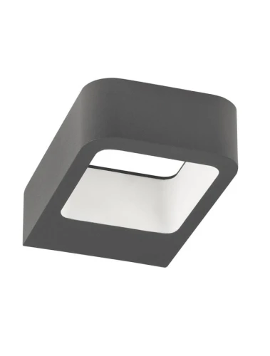 Kinkiet zewnętrzny MOSTOLES Szary LED 6W 3000K IP54 Luces Exclusivas LE71340 noxbox lampynox www.lampynox.pl