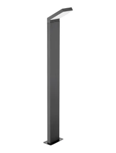 NECOCHEA Szara LED wys. 80cm. 6W 3000K IP54 Lampa ogrodowa stojąca Luces Exclusivas LE71343