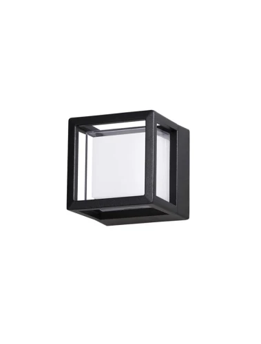 Kinkiet zewnętrzny MEDELLIN Czarny LED 6W 3000K IP54 Luces Exclusivas LE71322 noxbox lampynox www.lampynox.pl
