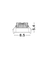 Oczko sufitowe MALLORCA Biała 12W 3000K IP65 Luces Exclusivas LE61580 noxbox lampynox www.lampynox.pl