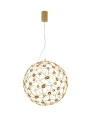 Lampa wisząca ALTA Złota śr. 40 cm 21,6W 3000K Luces Exclusivas LE41321 noxbox lampynox www.lampynox.pl