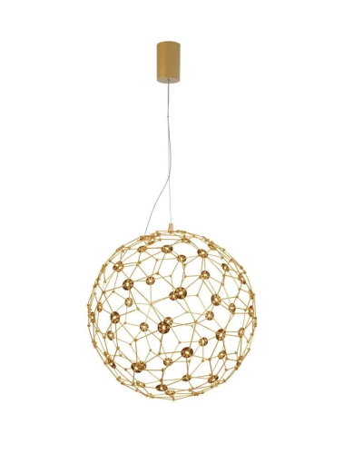 Lampa wisząca ALTA Złota śr. 40 cm 21,6W 3000K Luces Exclusivas LE41321 noxbox lampynox www.lampynox.pl
