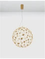 Lampa wisząca ALTA Złota śr. 40 cm 21,6W 3000K Luces Exclusivas LE41321 noxbox lampynox www.lampynox.pl