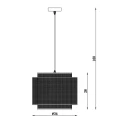 Lampa wisząca ORRIN Czarna śr. 34cm Lucide 024040130  5411212021878 lampynox noxbox www.lampynox.pl 5.jpg