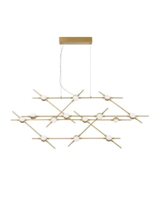 AZUL Złota 34W 3000K Lampa wisząca Luces Exclusivas LE41327