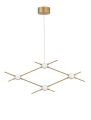 Lampa wisząca AZUL Złota 9,6W 3000K Luces Exclusivas LE41329 noxbox lampynox www.lampynox.pl