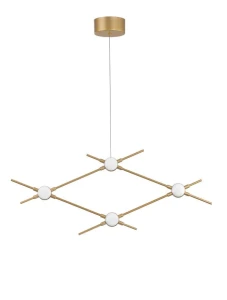 AZUL Złota 9,6W 3000K Lampa wisząca Luces Exclusivas LE41329