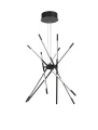 Lampa wisząca BELL Czarna 56W 3000K Luces Exclusivas LE41350 noxbox lampynox www.lampynox.pl