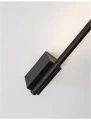 Kinkiet ścienny BUIN Czarny 10W 3000K Luces Exclusivas LE41365 noxbox lampynox www.lampynox.pl