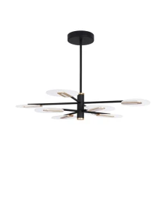 CEJA Czarna/Złota 56W 3000K Lampa wisząca Luces Exclusivas LE41373