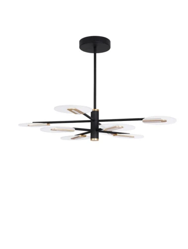 Lampa wisząca CEJA Czarna/Złota 56W 3000K Luces Exclusivas LE41373 noxbox lampynox www.lampynox.pl