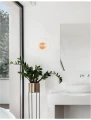 Kinkiet ścienny CORO śr. 20 cm Złoty mosiądz 8W 3000K Luces Exclusivas LE41380 noxbox lampynox www.lampynox.pl