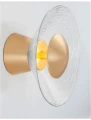 Kinkiet ścienny CORO śr. 20 cm Złoty mosiądz 8W 3000K Luces Exclusivas LE41380 noxbox lampynox www.lampynox.pl