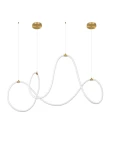 DEAN Złota 57W 3000K Lampa wisząca Luces Exclusivas LE41385