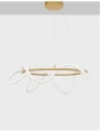 Lampa wisząca DEAN Złota 34W 3000K Luces Exclusivas LE41386 noxbox lampynox www.lampynox.pl
