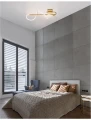Lampa sufitowa DEAN Złota 17,7W 3000K Luces Exclusivas LE41388 noxbox lampynox www.lampynox.pl