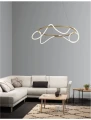 Lampa wisząca FIJO Złota 43W 3000K Luces Exclusivas LE41389 noxbox lampynox www.lampynox.pl